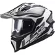 Endurohelm LS2 MX701 Explorer Alter - Matt Black H-V Yellow - Mattschwarzes Weiß