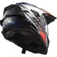 Enduro Helmet LS2 MX701 Explorer C Focus - Gloss Blue White Red