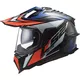 Enduro Helmet LS2 MX701 Explorer C Focus - Gloss Blue White Red