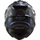 Enduro Helmet LS2 MX701 Explorer C Focus - Gloss Blue White Red