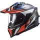 Enduro Helmet LS2 MX701 Explorer C Focus - Gloss Blue White Red - Gloss Blue White Red