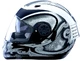 V170 Motorcycle Helmet - Mystery Silver