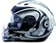 V170 Motorcycle Helmet - Mystery Silver