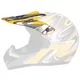 Replacement Visor for WORKER MAX 606-1 Helmet - Black-Eagle - Yellow