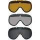 Replacement Lens for Ski Goggles WORKER Bennet - Yelow