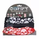 Universal Halswärmer Oxford Comfy 3-Pack - Grafitti Mono - Skulls