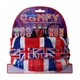 Universal Multi-Functional Neck Warmer Oxford Comfy 3-Pack - Harley Davidson Colours - Union Jack