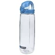 Sports Water Bottle NALGENE On The Fly 700ml - Spring Green/Iguana Cap - Clear/Seaport Cap
