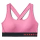 Dámská sportovní podprsenka Under Armour Mid Crossback - Lipstick