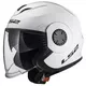 Motorradhelm LS2 OF570 Verso Single - Gloss White - Gloss White