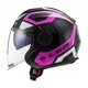 Motorcycle Helmet LS2 OF570 Verso Marker - Matt Black Violet