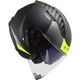 Motorcycle Helmet LS2 OF600 Copter Urbane - Matt Black H-V Yellow