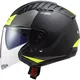 Motorcycle Helmet LS2 OF600 Copter Urbane - Matt Black H-V Yellow