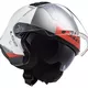 Motorcycle Helmet LS2 OF600 Copter Urbane - Matt White Red