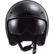 Open Face Motorcycle Helmet LS2 OF601 Bob Solid - Matt Black