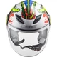 Children’s Open Face Motorcycle Helmet LS2 PF602 Funny - Croco Gloss White