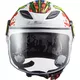 Children’s Open Face Motorcycle Helmet LS2 PF602 Funny - Croco Gloss White