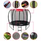 Trampolínový set inSPORTline Flea PRO 244 cm