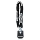 Motorcycle Chain Lock Oxford Monster 150 cm Black-White