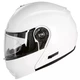 Motorcycle Helmet Ozone FP-01 - White-Black - White