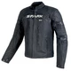 Men’s Leather Moto Jacket SPARK Dark - Black - Black
