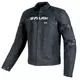 SPARK Dark Herren Leder-Motorradjacke - schwarz