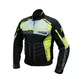 Men’s Textile Motorcycle Jacket Spark Mizzen - Black-Grey - Black-Fluo