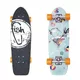 Mini Longboard Fish Old School Cruiser Party 26” - Silver-Orange