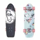 Mini Longboard Fish Old School Cruiser Party 26” - Silver-Summer Pink - Silver-Summer Pink