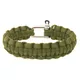 Armband Highlander Paracord - kovová spona - olivgrün