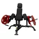 Bicep Curl Machine Steelflex PlateLoad Line PLBC - Black-Red - Black-Red