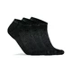 Členkové ponožky CRAFT CORE Dry Shaftless 3 páry - čierna