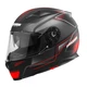 Motorcycle Helmet Cassida Apex Fusion - Matte Black/Fluo Red/White - Matte Black/Fluo Red/White
