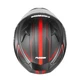 Motorcycle Helmet Cassida Apex Fusion - Matte Black/Fluo Red/White