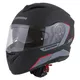 Motorcycle Helmet Cassida Compress 2.0 Refraction - Black Matte/Grey/Red