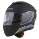 Motorcycle Helmet Cassida Compress 2.0 Refraction - Fluo Yellow/Black/Grey - Black Matte/Grey/Fluo Yellow