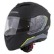 Cassida Compress 2.0 Refraction Motorradhelm - schwarz matt/grau/gelb fluo