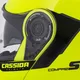 Motorcycle Helmet Cassida Compress 2.0 Refraction - Fluo Yellow/Black/Grey