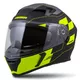 Motorcycle Helmet Cassida Integral 3.0 RoxoR - Matt Black/White/Grey - Matt Black/Fluo Yellow/Grey