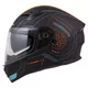 Motorcycle Helmet Cassida Integral 3.0 Turbohead - Matt Black/Orange/Blue