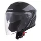 Cassida Jet Tech Corso Motorradhelm - black matt/grau