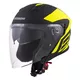 Motorcycle Helmet Cassida Jet Tech Corso - Black Matt/Fluo Yellow