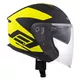 Motorcycle Helmet Cassida Jet Tech Corso - Black Matt/Fluo Yellow