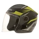 Motorcycle Helmet Cassida Reflex - Black-Red - Black-Yellow