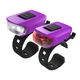 Sada osvetlenia na bicykel Kellys Vega USB - Purple