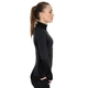 Women's Thermal Sweatshirt Brubeck MERINO - long zipper - S