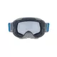 Motokrosové brýle RedBull Spect Strive Panovision, světle šedé matné, plexi kouřové