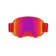 Motocross Goggles Red Bull Spect Strive Panovision, Matte Red, Purple Mirrored Lens