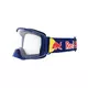 Motocross Goggles Red Bull Spect Strive Panovision, Matte Dark Blue, Clear Lens