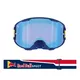 Motocross Goggles Red Bull Spect Strive, Matte Blue, Blue Mirrored Lens